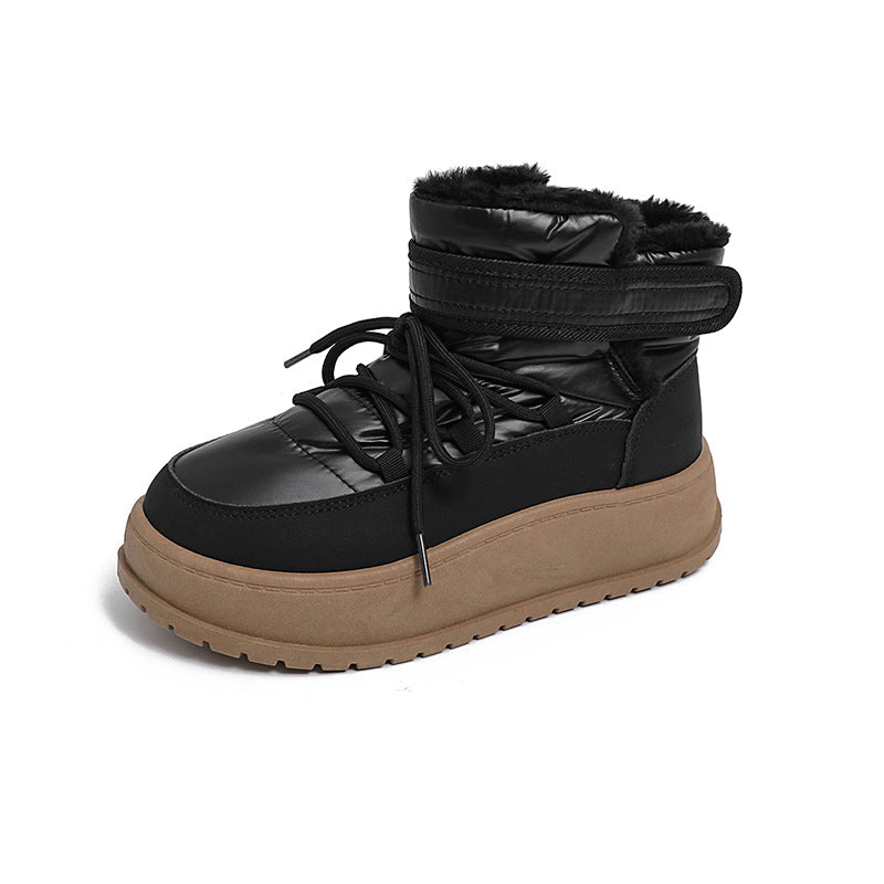 Damen Stiefel High-Top Gefüttert Warm Winter