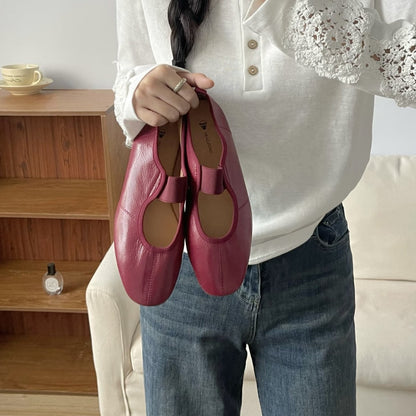 Damen Ballerinas Bequem Cut-Out Design modern - BerlinGlamour