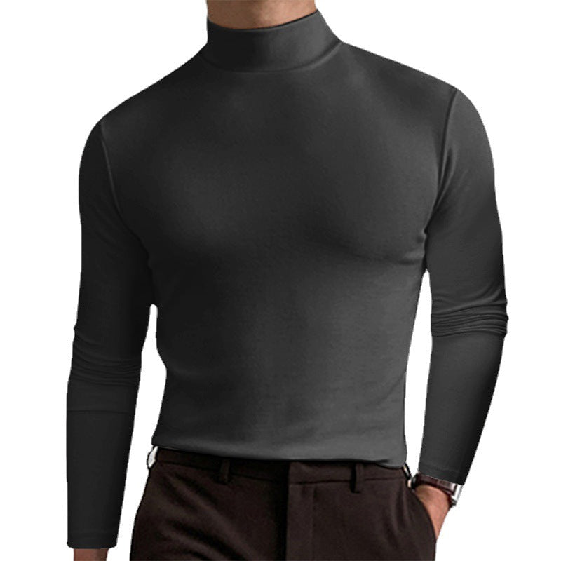 Herren Langarm T-Shirt Elegantes Casual Oberteil