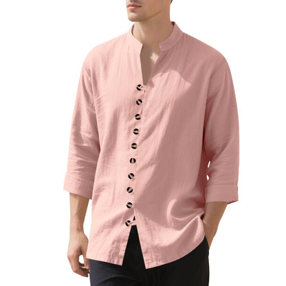 Herren Hemd Modern mit Knopfleiste Trendy Design
