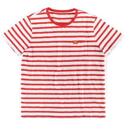 Herren T-Shirt mit Brusttasche Modern Gemustert