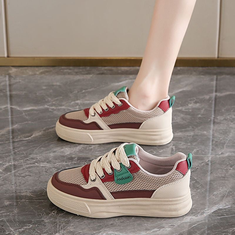 Damen Sneaker Atmungsaktiv Bequem Laufsohle Sportlich - BerlinGlamour