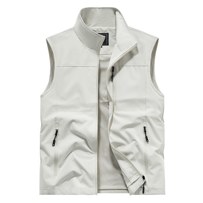 Herren Outdoor-Weste Funktionell Wasserdicht atmungsaktiv