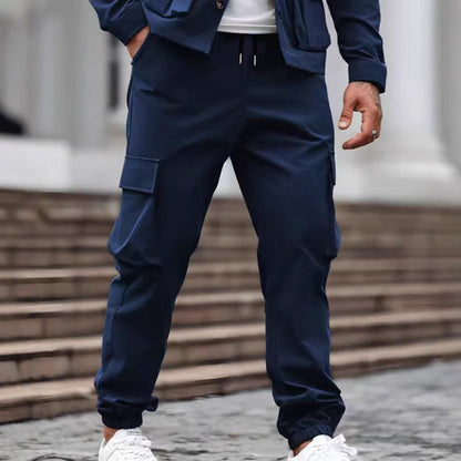 Herren Cargo-Hosen Modern Sportlich Bequem