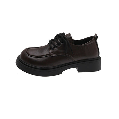 Damen Schnürschuhe Elegant Rutschfest Moderne Sohle