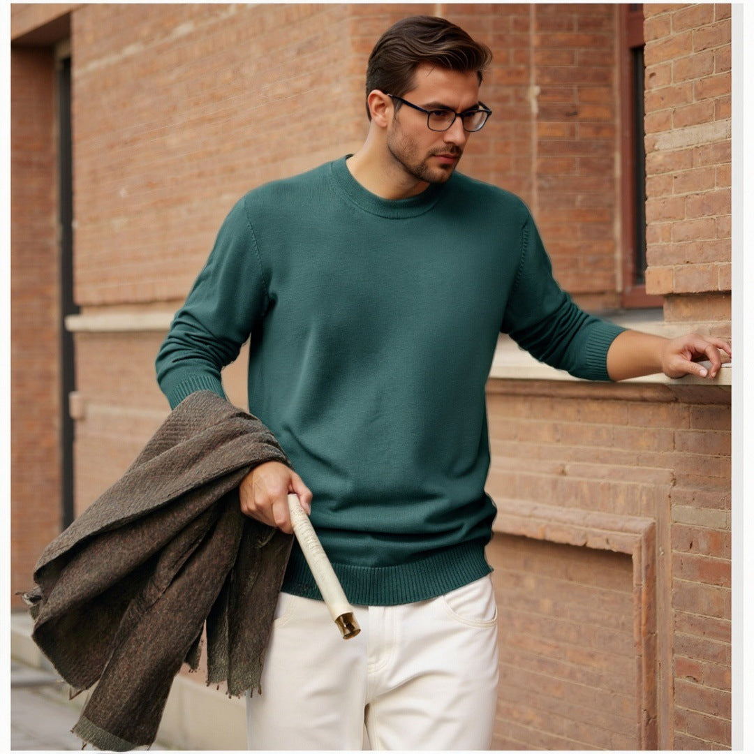 Herren Pullover Lässig Bequem Modern - BerlinGlamour