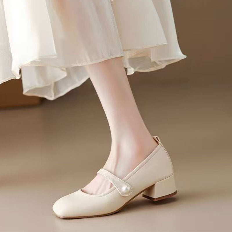 Damen Ballerina Elegant Riemchen Schuhe Schwarz - BerlinGlamour