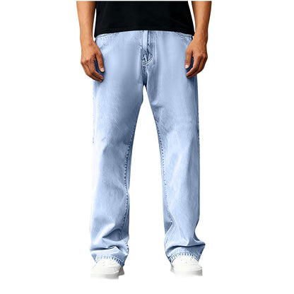 Herren Jeans Weite Bein mit vielen Taschen