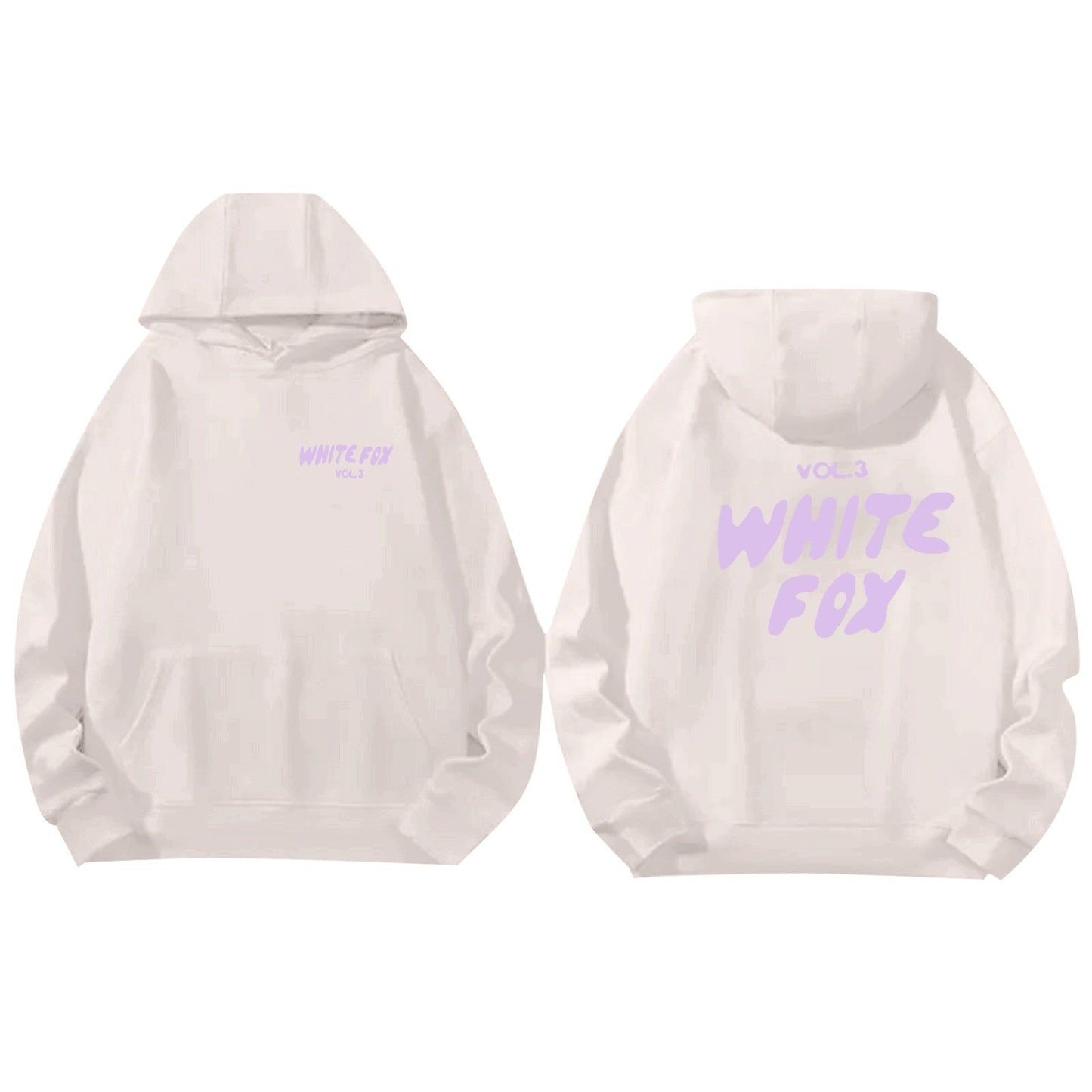 Lässiger Streetwear Hoodie Kapuzenpullover Schwarz Weiße Grafik