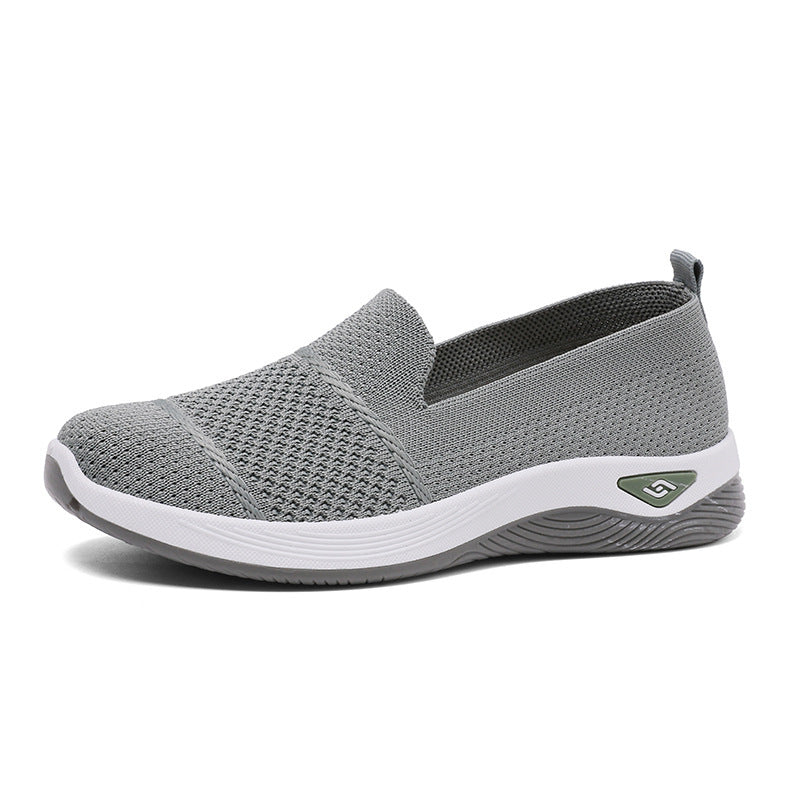 Damen Slip-On Schuhe Atmungsaktiv mit elastischer Passform Bequem