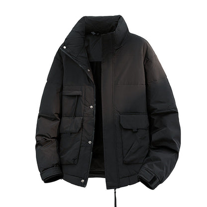 Herren Winterjacke Isoliert Mit Vielen Taschen