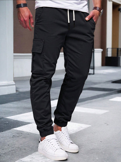 Herren Cargo-Hose Bequem Praktisch