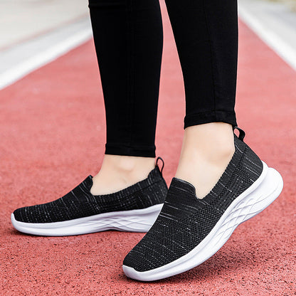 Damen Sneaker Bequem Slip-On Flexibel