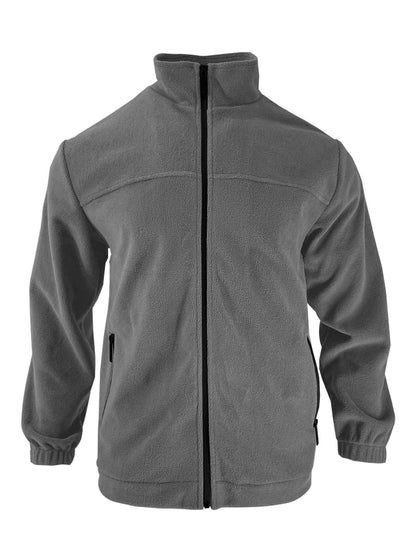 Herren Fleecejacke Warm mit Hochkragen und Taschen