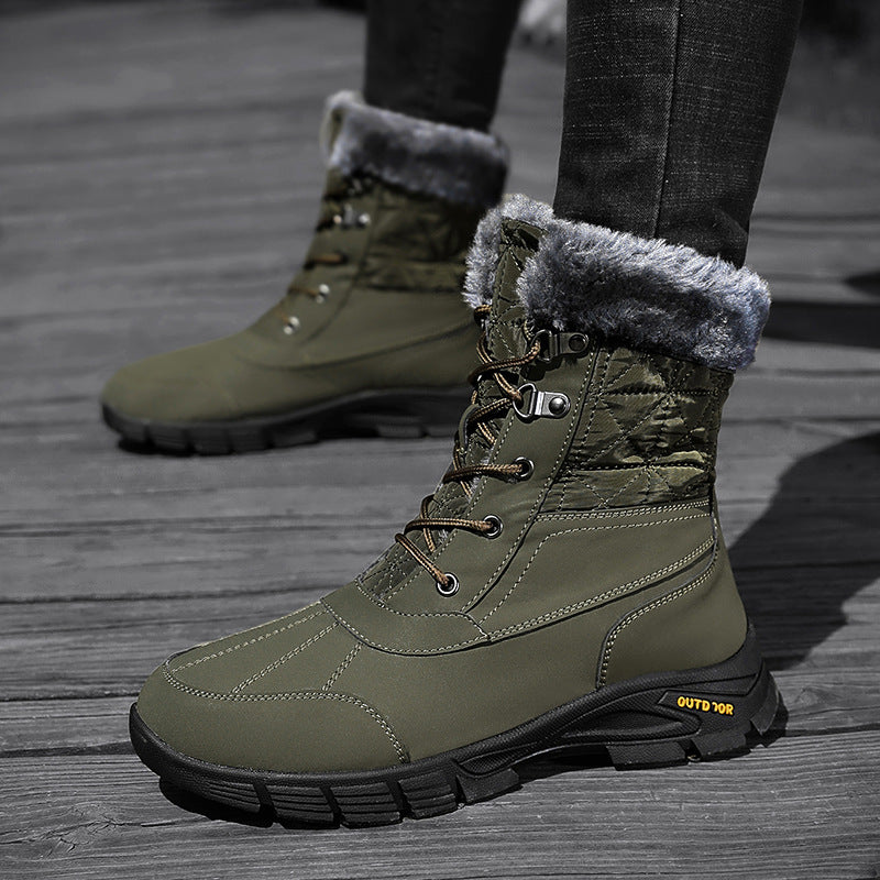 Damen Winterstiefel Weich Innenfutter Warm