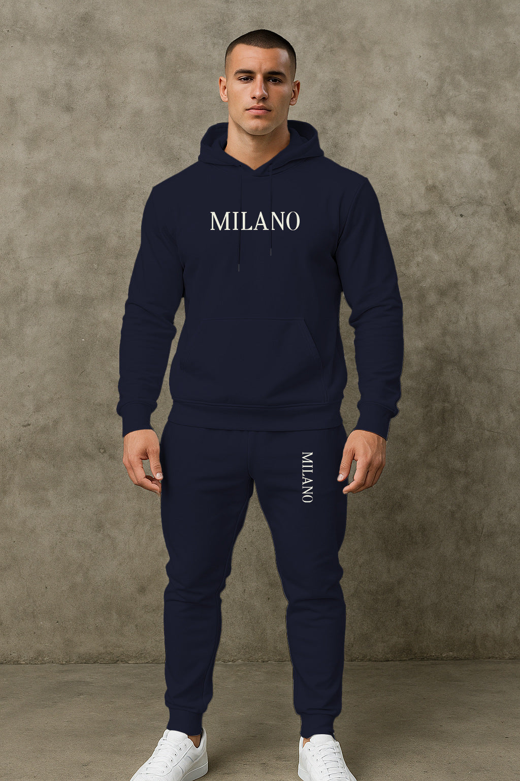 Modischer Herren Hoodie Jogginghose Set Sportlich