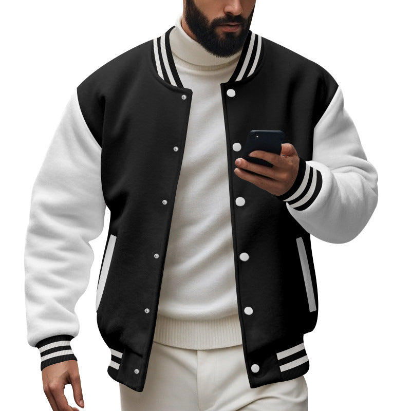 Herren Collegejacke Modern Trendig Berlin Style