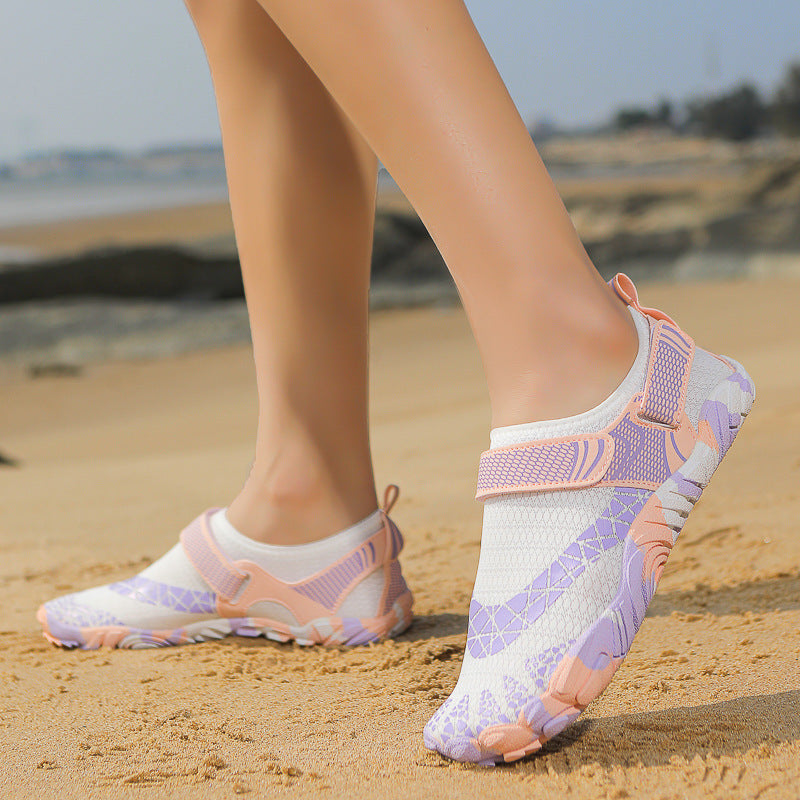Damen Badeschuhe Aqua rutschfest elastisch