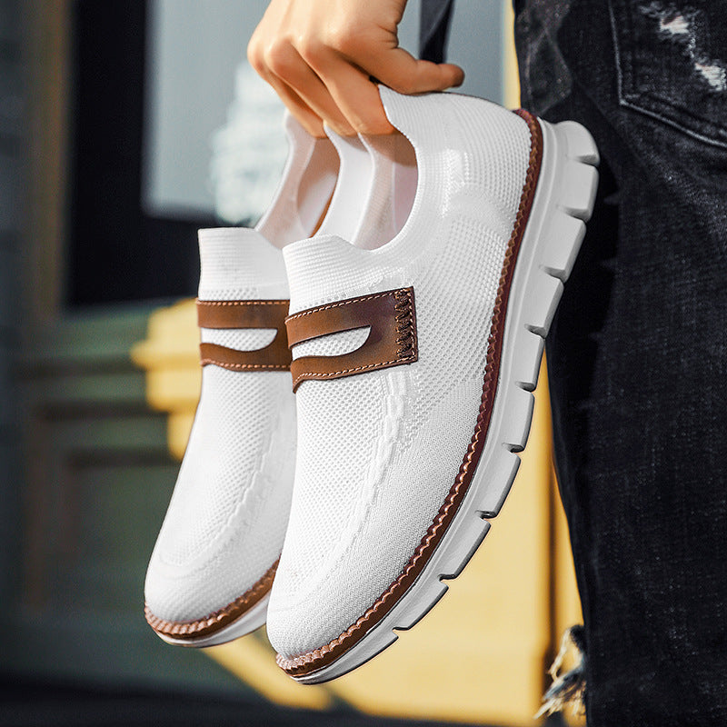 Damen Slip-On Schuhe Bequem Elastisch Rutschfest