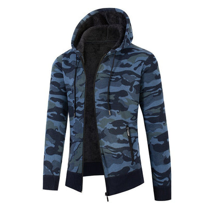 Herren Kapuzenjacke Modern Fleece Innenjacke Warm