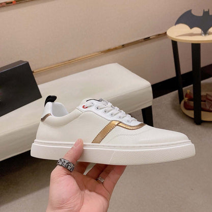 Damen Sneaker Sportlich Elegant Lederoberfläche Modern
