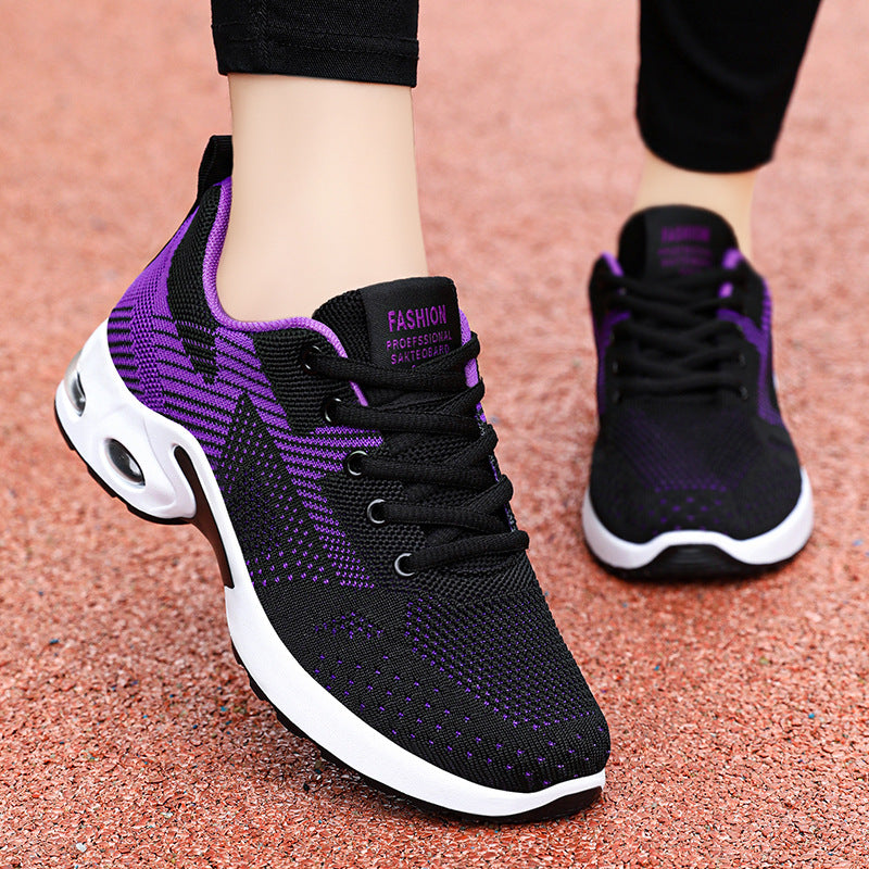 Damen Laufschuhe Sportlich Atmungsaktiv Netzstruktur - BerlinGlamour