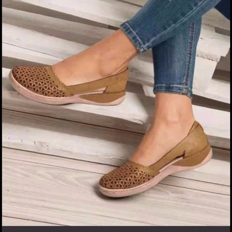 Damen Clogs atmungsaktiv Lochmuster Bequem Heidi