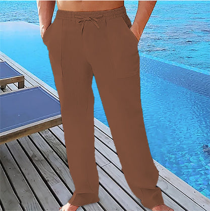Herren Strandhose Leichte Sommerhose Bequem