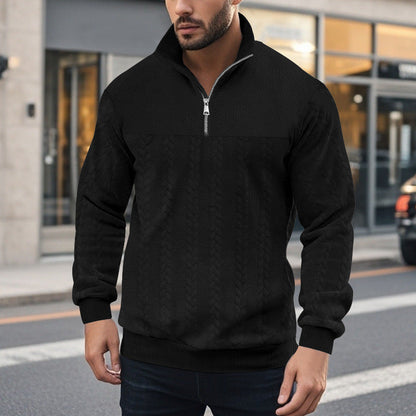 Herren Pullover mit strukturierter Optik und hohem Kragen BerlinGlamour 

Hier eine mögliche Übersetzung:
Herren Pullover ist ein Online-Shop, der eine breite Palette an exkl