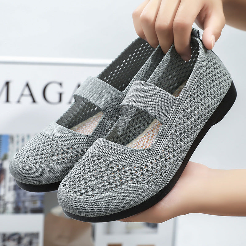 Damen Freizeitschuhe Leicht Atmungsaktiv Sportlich