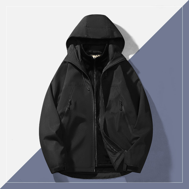 Herren Wetterjacke Wasserdicht Funktionell Modern