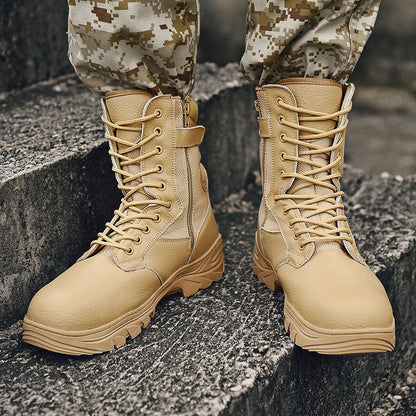 Damen Stiefel Robust Outdoor Tactical Schwarz
