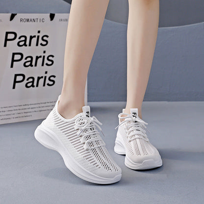 Damen Sneaker Atmungsaktiv Freizeitschuhe Flexibel Modern