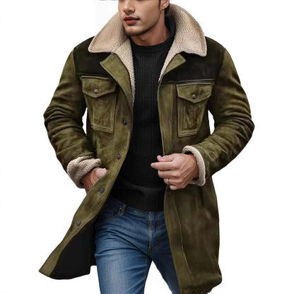 Herren Jacke Warm Gefüttert Modern Stadtstyle