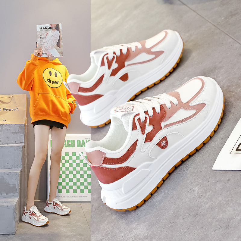 Damen Sneaker Atmungsaktiv Rutschfest Trendy Sport - BerlinGlamour
