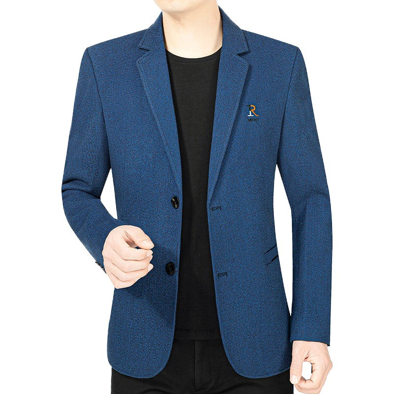 Herren Blazer Jacke Modern Slim Fit mit Struktur