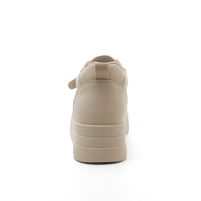 Damen Plateau Sneaker Bequem Atmungsaktiv Rutschfest