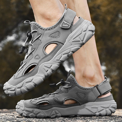 Damen Sport-Sandalen Atmungsaktiv Anti-Rutsch Verstellbar