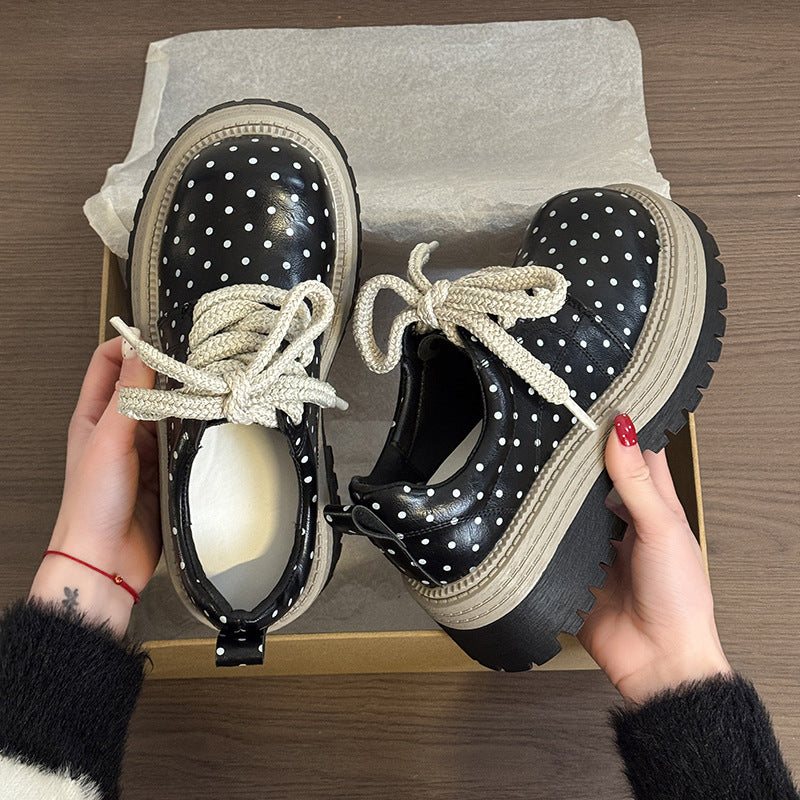 Damen Schnürschuhe Hochzeitsschuhe Blockabsatz Trendy