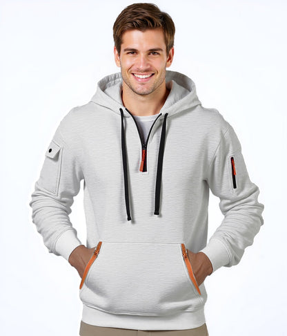 Herren Kapuzenpullover Modern mit Taschen