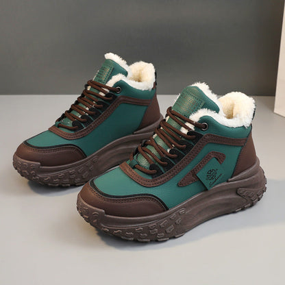 Damen Sneaker Warmfutter Rutschfest Modisch