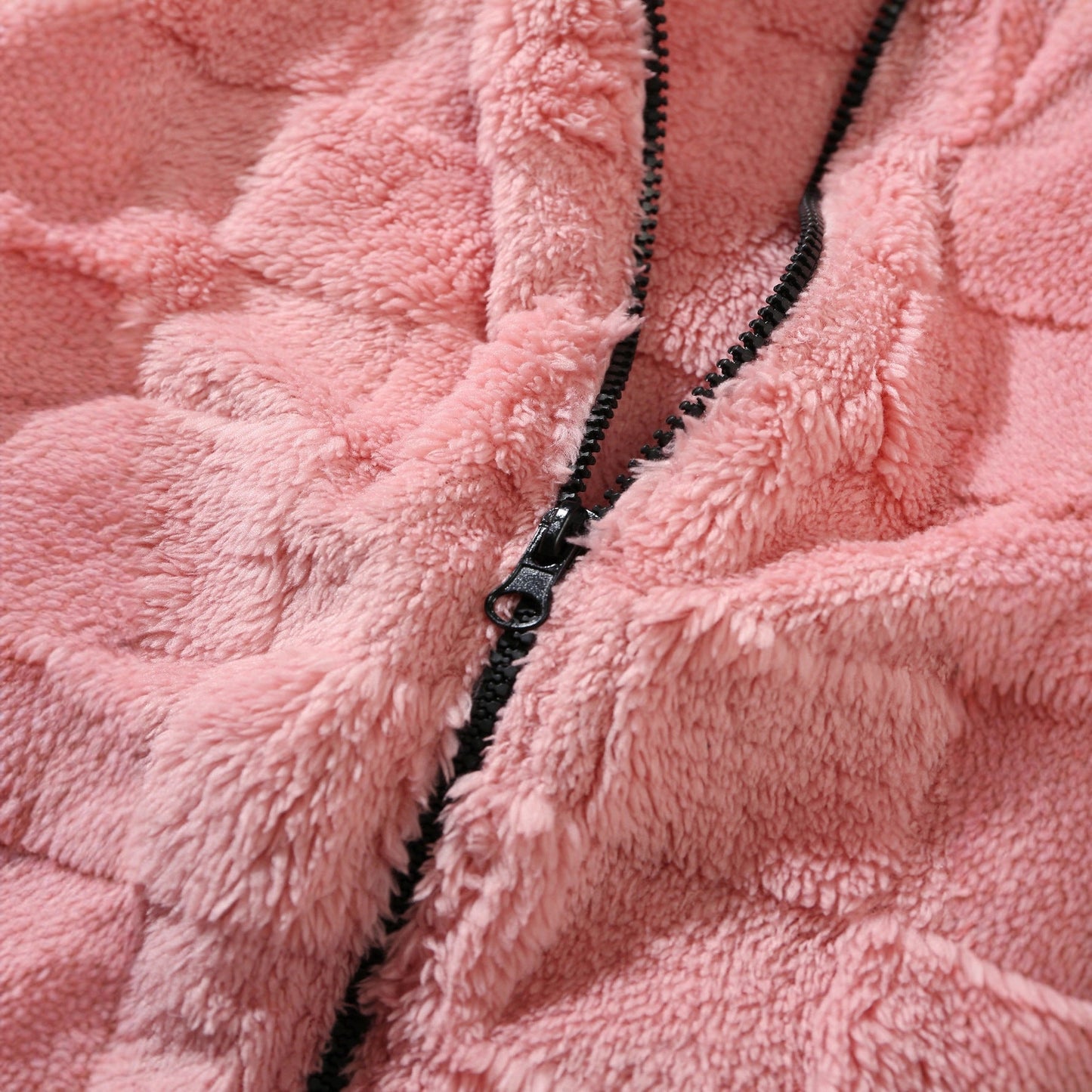 Herren Fleecejacke Warm Strukturiert Reißverschluss
