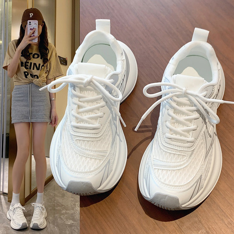 Damen Sneaker atmungsaktiv Netzdesign Sportlich
