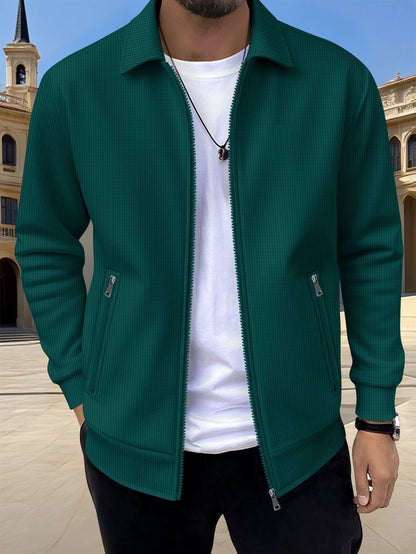 Herren Sportliche Steppjacke mit seitlichen Reißverschlusstaschen BerlinGlamour.