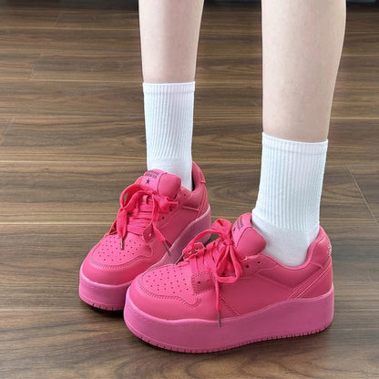 Damen Sneaker Plattform Schuhe Frauen Mode