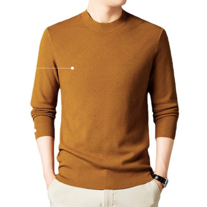 Herren Pullover Rundhals Eleganter Baumwolle Qualität