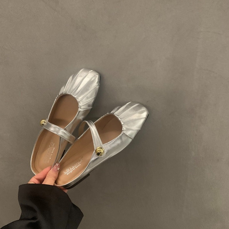 Elegante Damen Ballerinas Rüschendesign Modisch - BerlinGlamour
