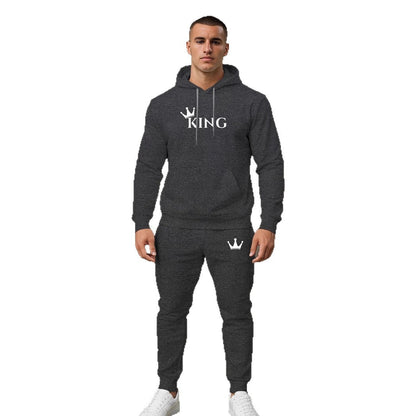 Herren Hoodie Jogginghose Set Hochwertig Sportlich