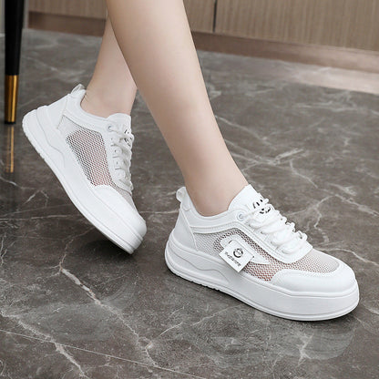 Damen Sneakers Sportlich Atmungsaktiv Mit Dämpfung