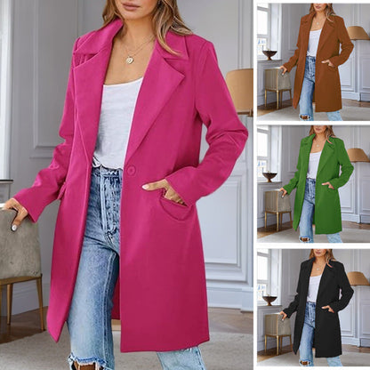Damen Eleganter Freizeitmantel wird zu: Damen Mantel Elegantes Design Trendy